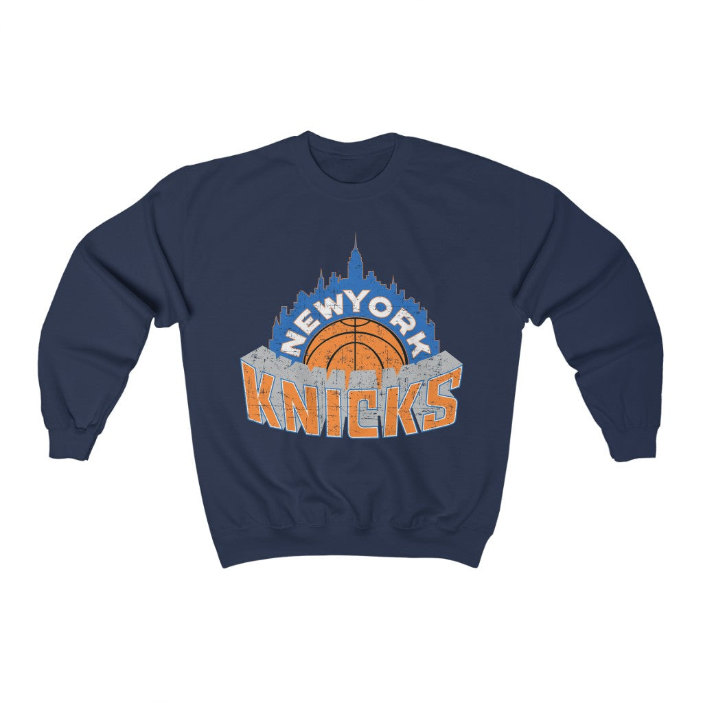 Vintage New York Knicks Skyline Crewneck Sweatshirt - pear with me