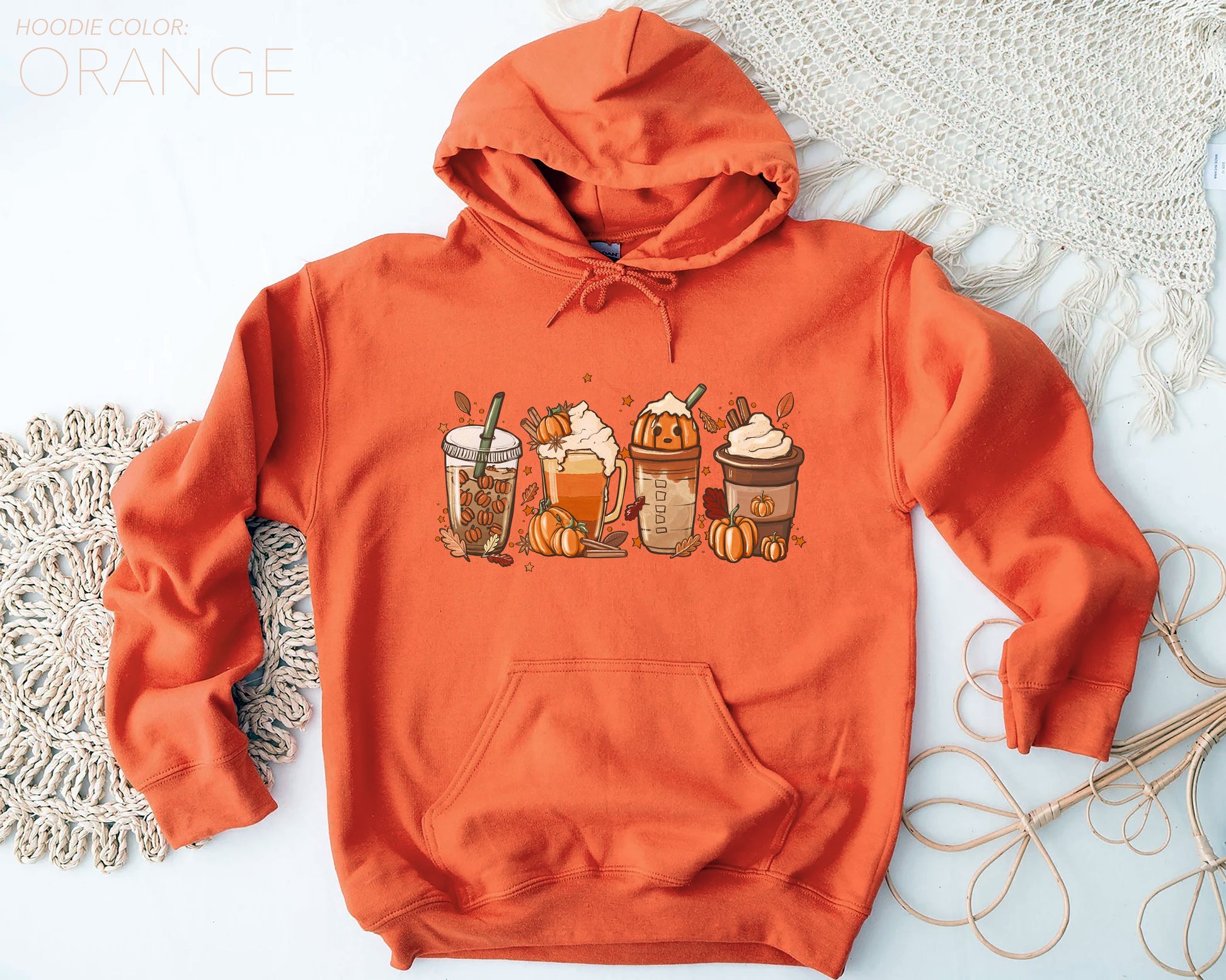 Fall Latte Coffee Halloween Sweatshirt (Crewneck/Hoodie) - funravel