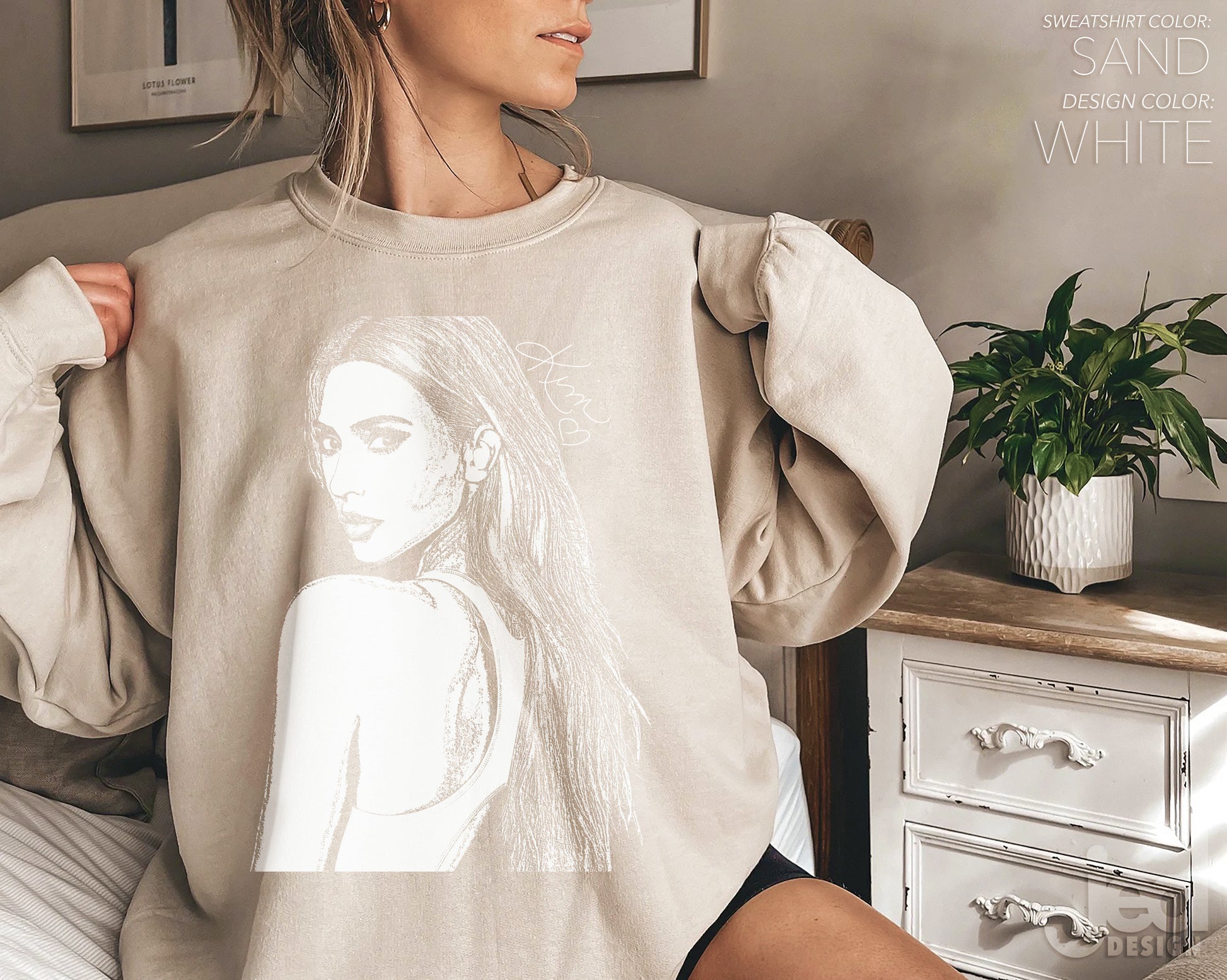 Kim Kardashian Portrait Sweatshirt (Crewneck/Hoodie) - funravel