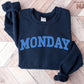 Monday Embroidered Sweatshirt 