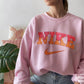 NIKE Pink Ice Cream Drip Sweatshirt #7 (Crewneck/Hoodie) - funravel