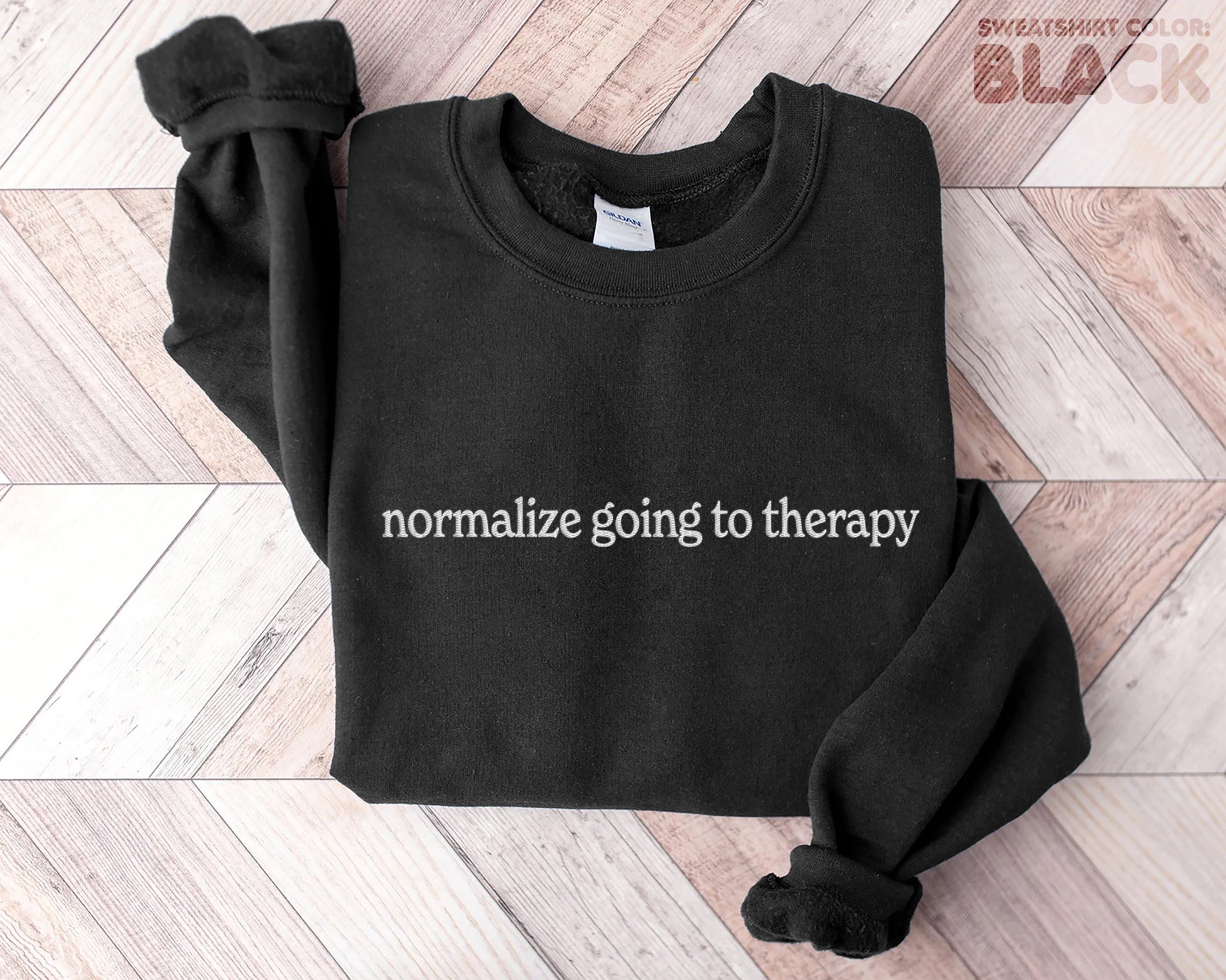 Normalize Embroidered Sweatshirt