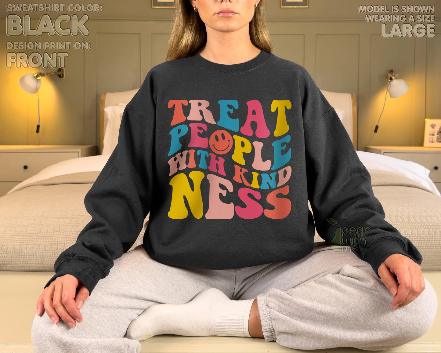 Treat People With Kindness Smiley Sweatshirt (Harry Styles)