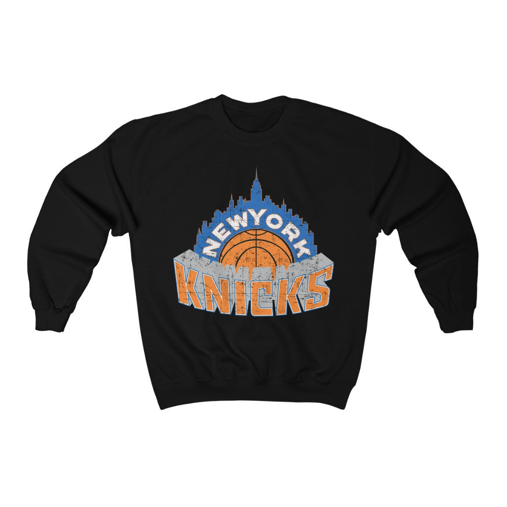 Vintage New York Knicks Skyline Crewneck Sweatshirt XL
