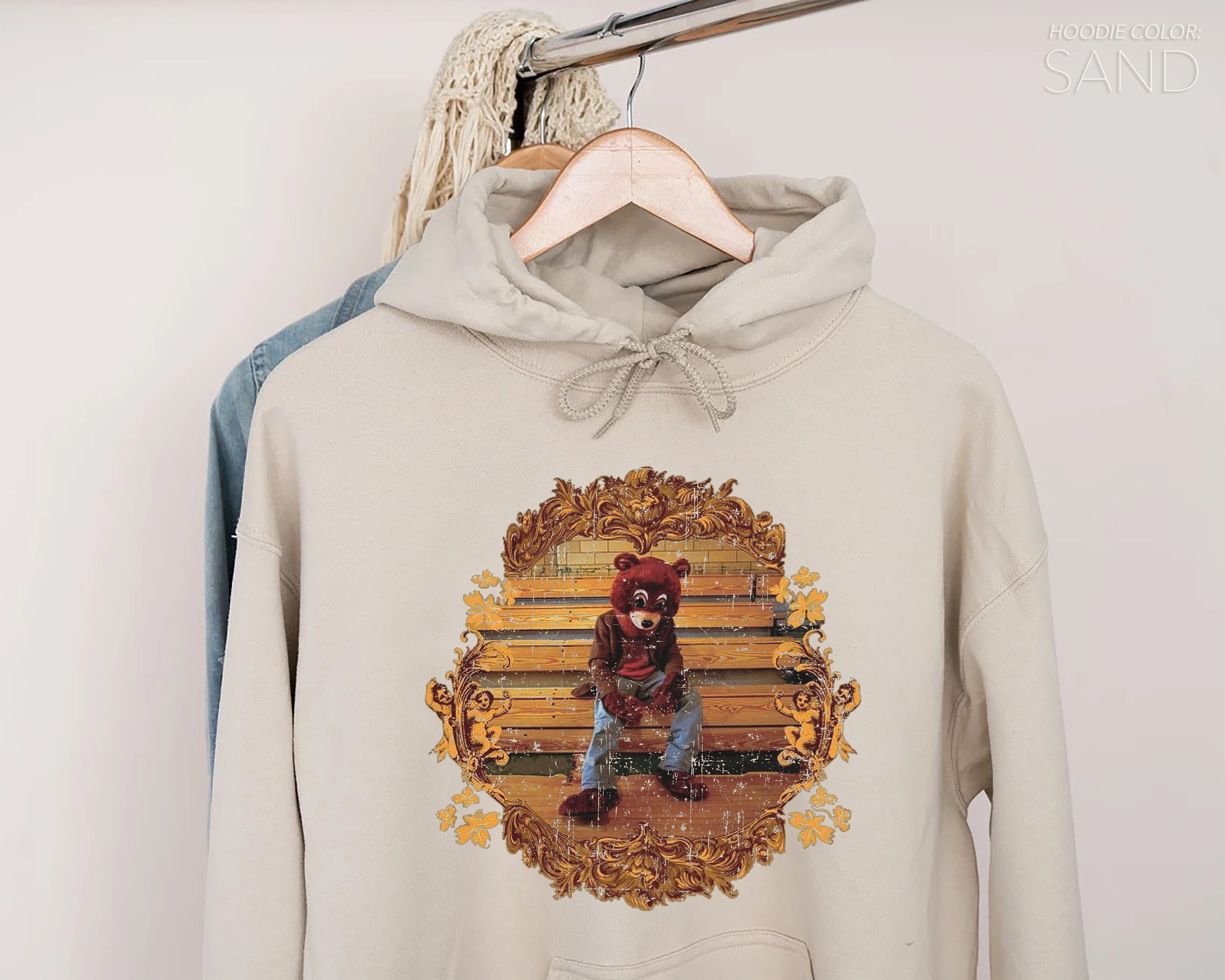 Vintage Kanye West The College Dropout Emblem Sweatshirt Crewneck Hoodie