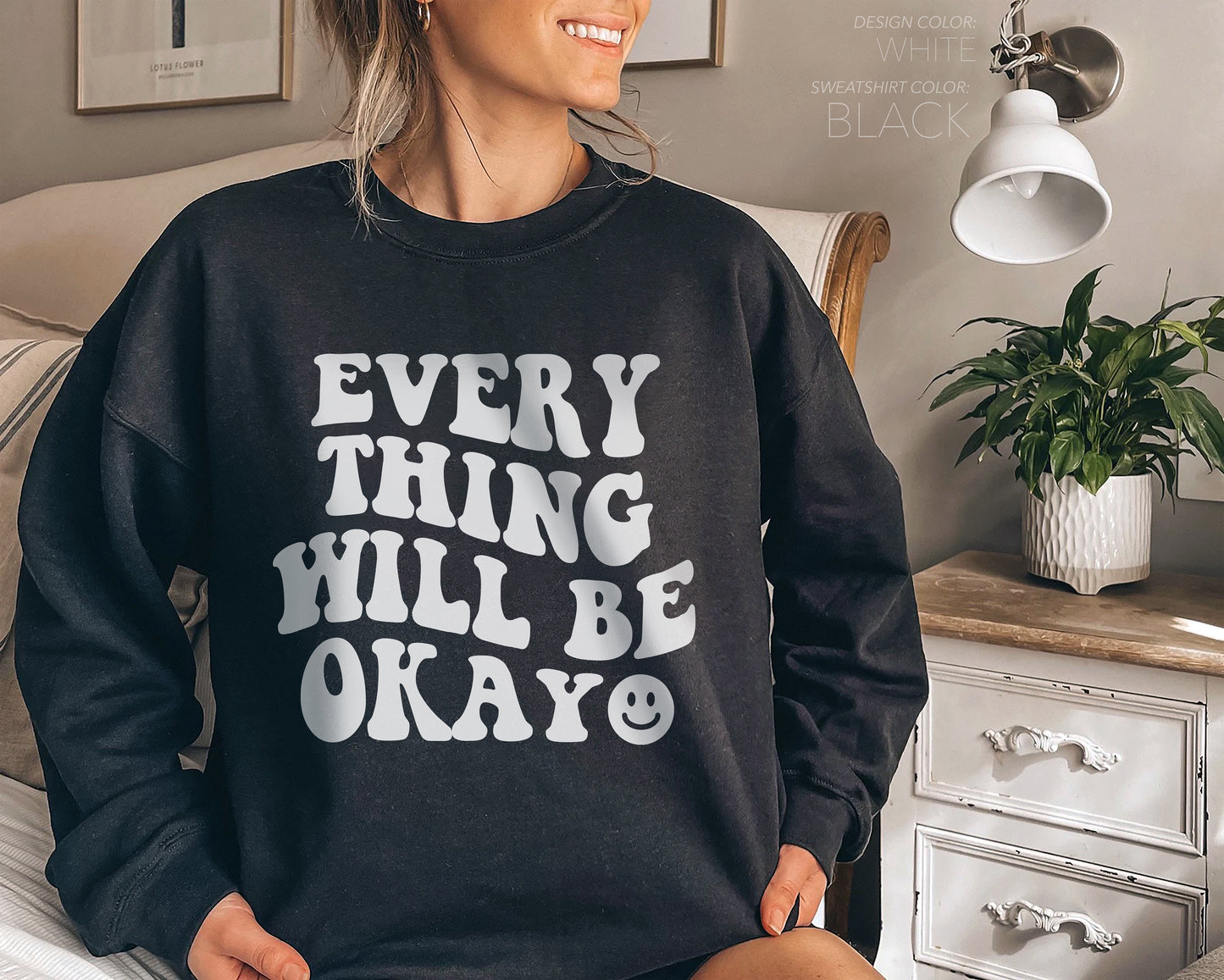 Smiley Mental Health Sweatshirt