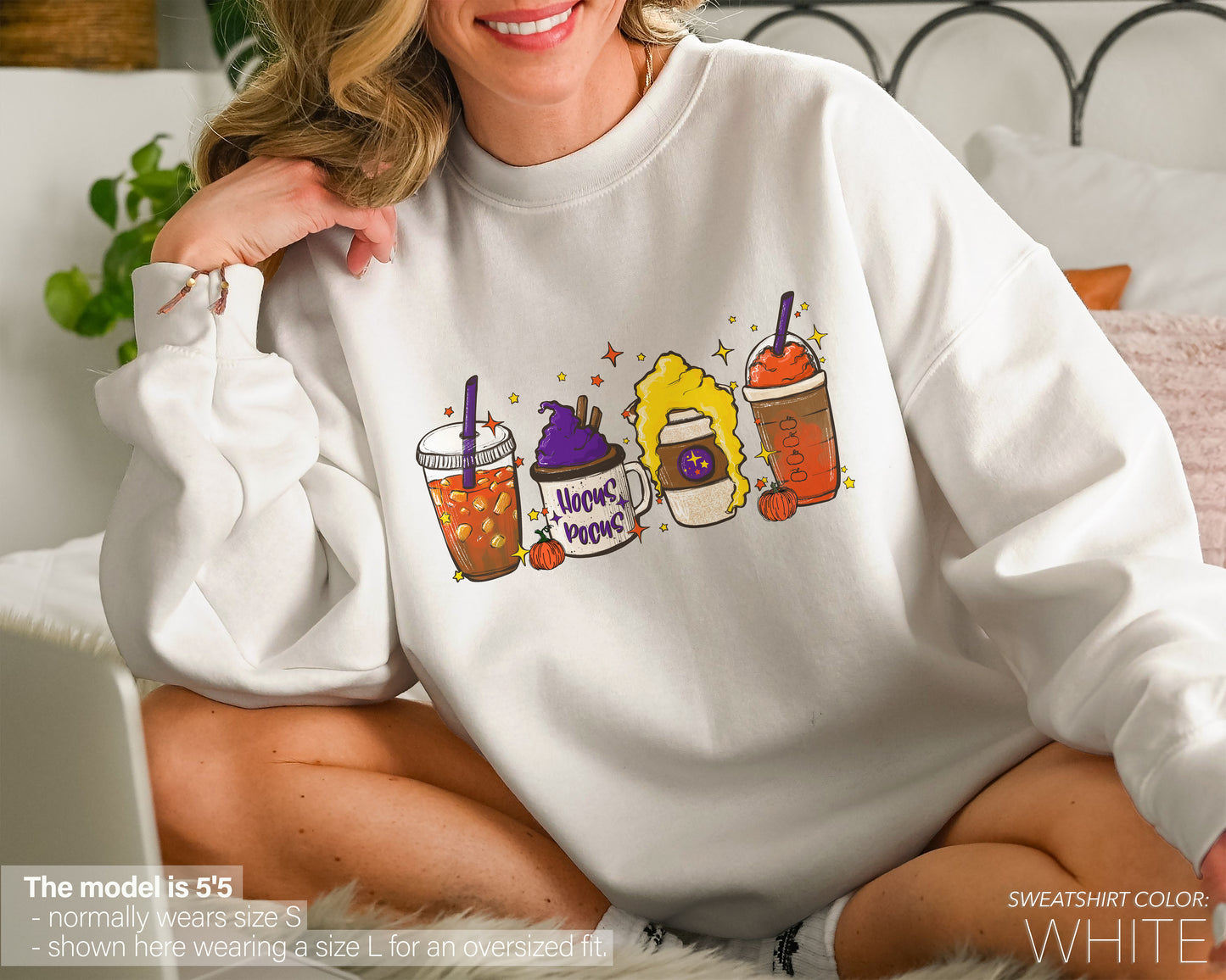Hocus Pocus Coffee Halloween Sweatshirt (Crewneck/Hoodie) - funravel