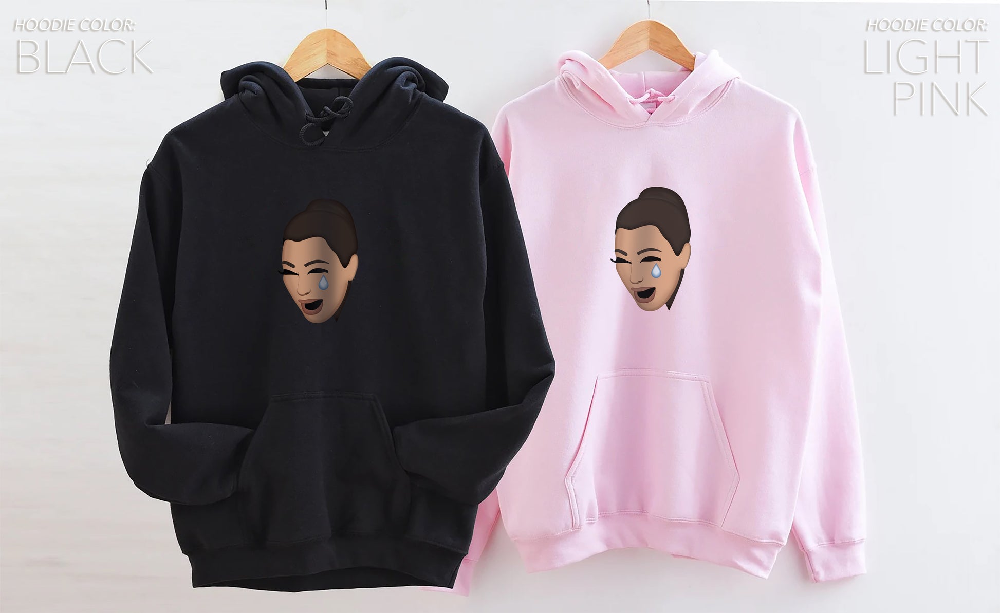 Kim Kardashian Crying Face Emoji Sweatshirt (Crewneck/Hoodie) - funravel