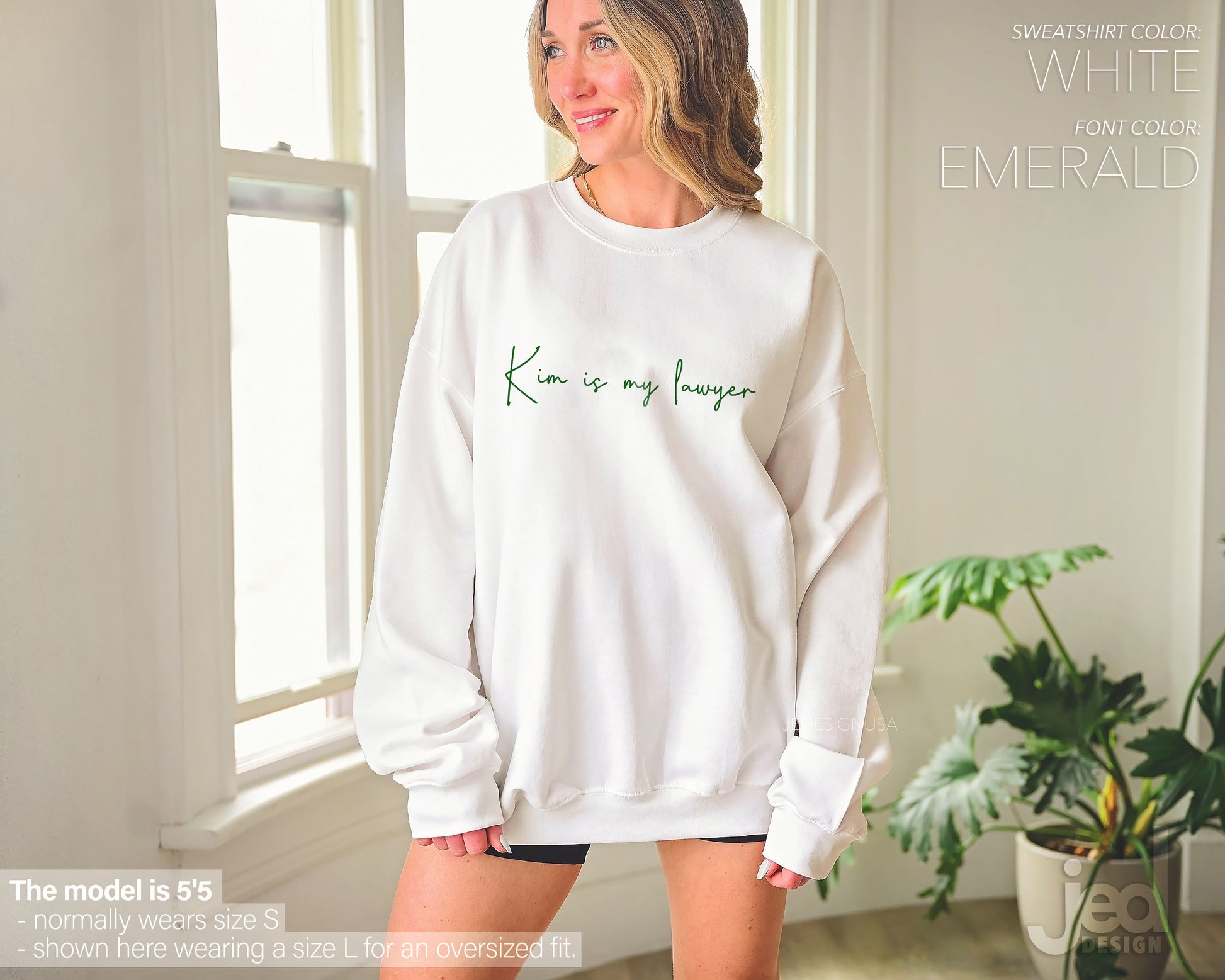 Kim Kardashian 'Kim is my lawyer' Sweatshirt (Crewneck/Hoodie) - funravel