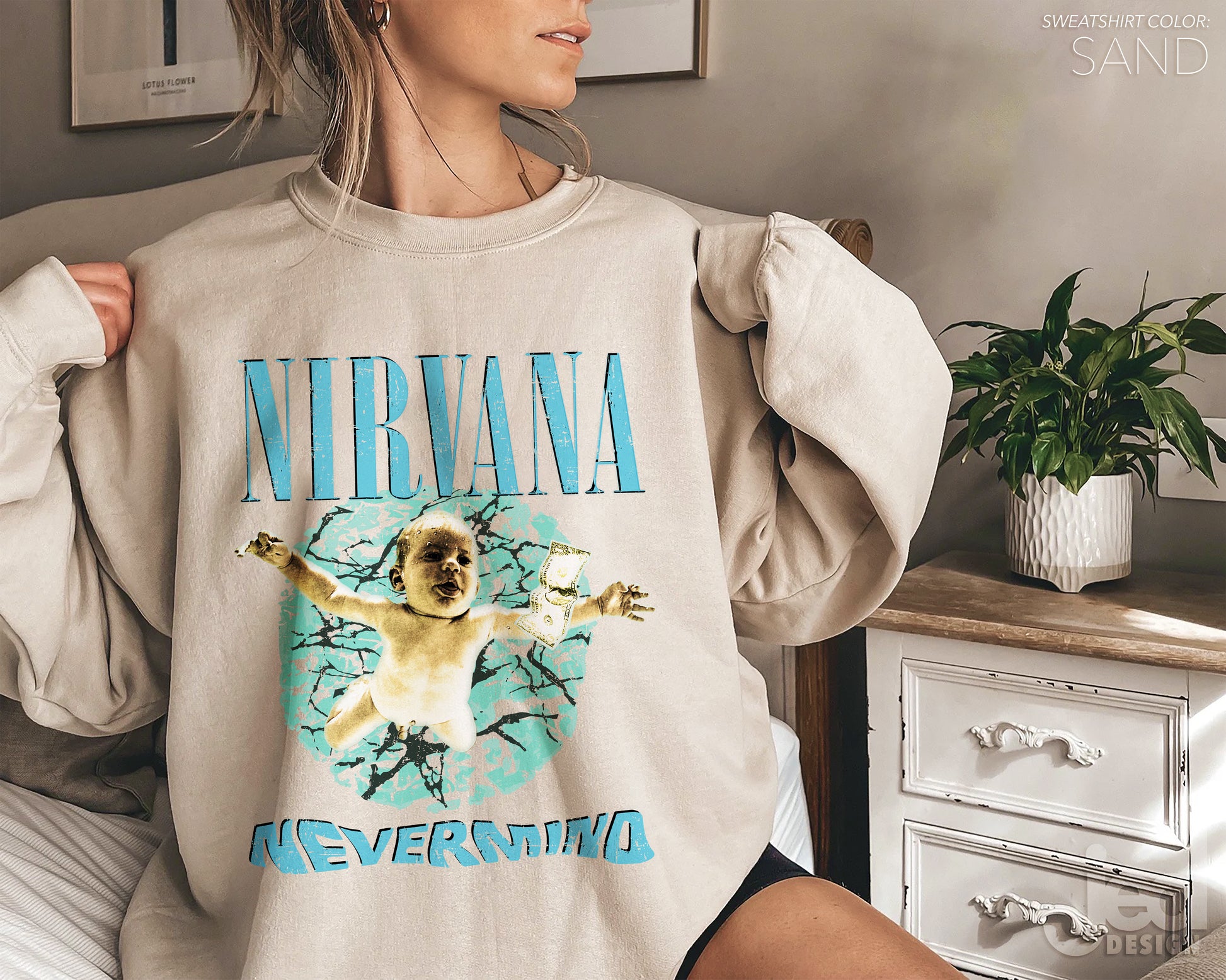 Falde tilbage forlade porcelæn Nirvana Nevermind Crewneck Sweatshirt – Pear With Me